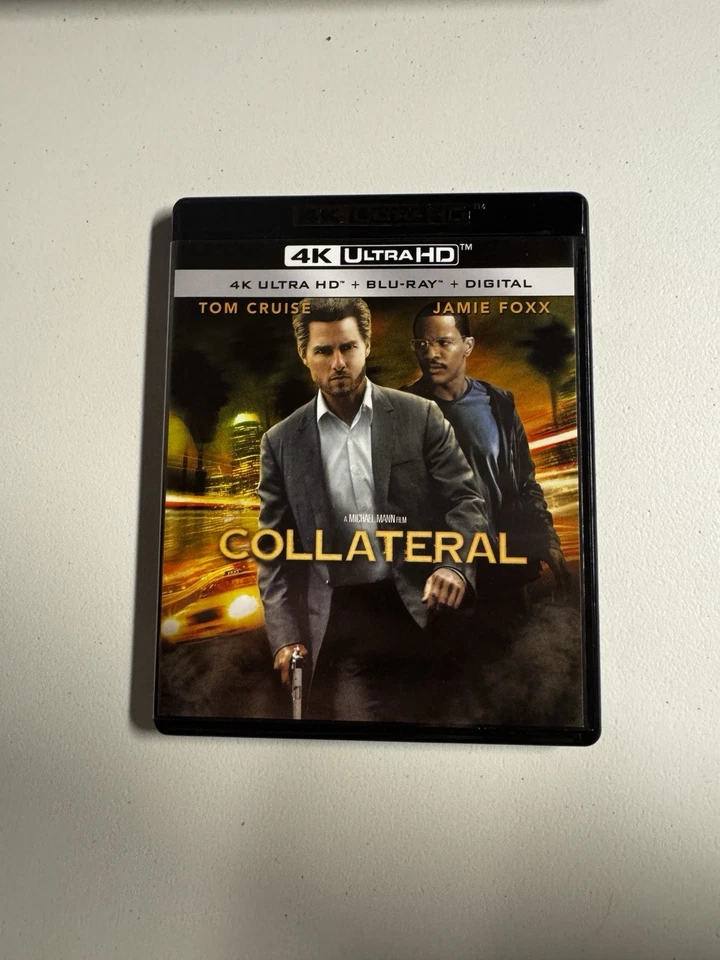 Collateral (4K UHD + Blu-ray,) Tom Cruise Jamie Foxx W/Slipcover No Digital Foto 3 de 4