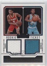 2023-24 Contenders Rookie Ticket Dual Swatches Kobe Bufkin Brandon Miller 1c0k
