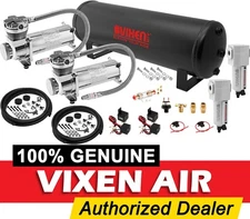 AIR SUSPENSION KIT/SYSTEM FOR TRUCK/CAR BAG/RIDE/LIFT, DUAL COMPRESSOR, 4G TANK