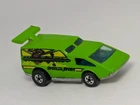 Vintage 1976 Hot Wheels Spoiler Sport Van Green Hong Kong Single Rear Window