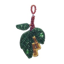 Bead Jewelry Making Kit "Set for creative needlework "Birch leaf" Beading