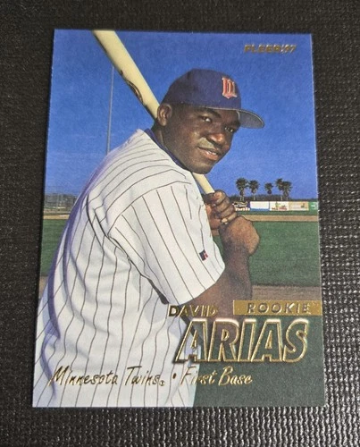 David Arias Ortiz 1997 Fleer Rookie RC 512 Twins Big Papi