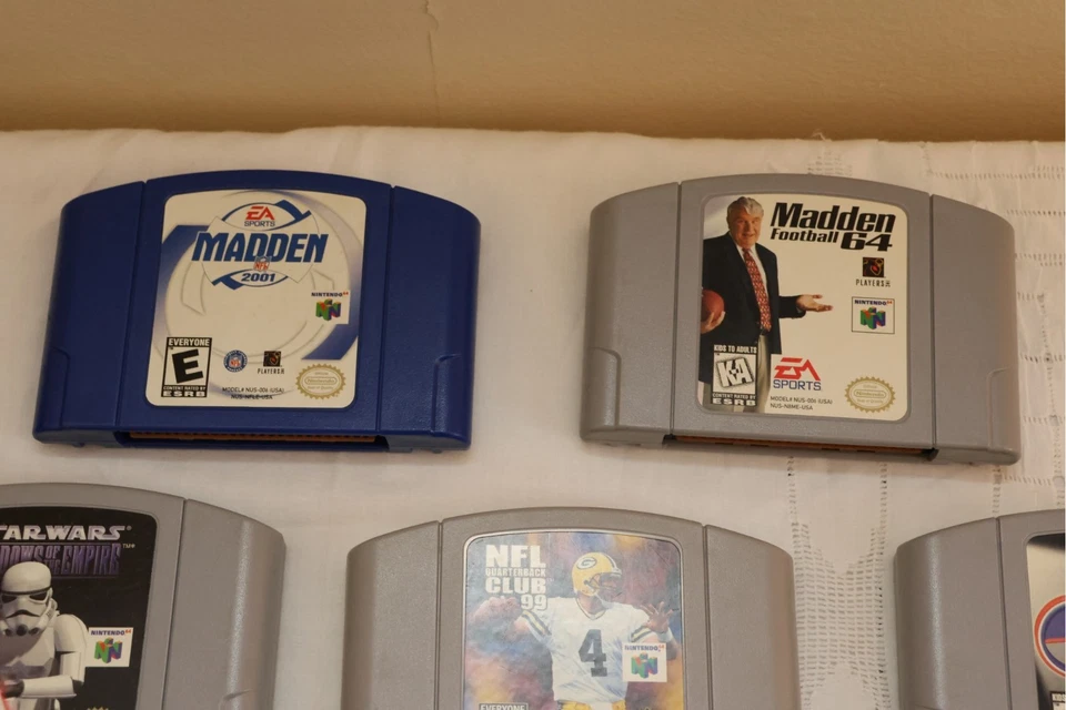 Lote de juegos N64 - [Mario 64, Mario Kart 64, Golden Eye, Pilot Wings & More!] Foto 4 de 4