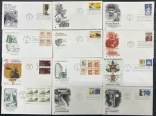 Lot of 32 Random mixed cachet First Day covers 1970's & 1980's #5