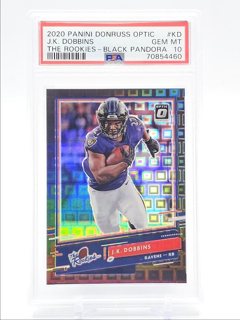 JK Dobbins Panini Donruss Optic the Rookies #KD Black Pandora