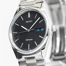 *QUASI NUOVO* Vintage 1991 SEIKO Chronos 5H23-7D40 Quarzo Giorno/Data Kanji 33mm Uomo