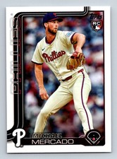 #582 Michael Mercado 2025 Topps BASE * RC Phillies