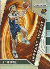 2019-20 Panini Prizm Ty Jerome #9 Silver Prizm SP RC Memphis Grizzlies