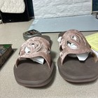 NCAI Women’s Brown And Some Pink Slip-On Flats Sandals Sz 8 Rubber Sole — photo 1