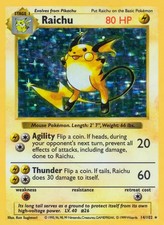 Raichu [Shadowless] #14 Prices | Pokemon Base Set | Pokemon Cards
