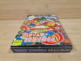 Sistema de entretenimiento Parasol Stars: Rainbow Island II NES Nintendo en caja