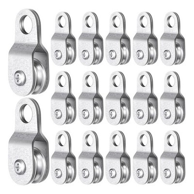 20 Pcs Cable Pulley  Wheel for 6mm/0.23'' Wire Rope, Load Capacity 550 Lbs4001