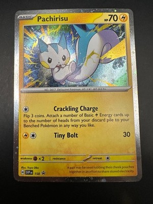 Pokémon TCG Pachirisu SVP 158 Black Star Promo - Surging Sparks