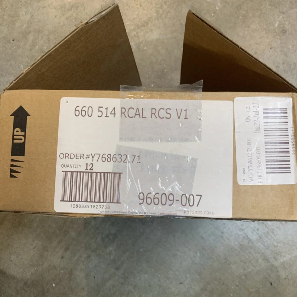 Lote de 12 Kwikset - Pernos cerrados monocilíndricos - Negro - 660 514 RCAL RCS V1 Foto 3 de 3