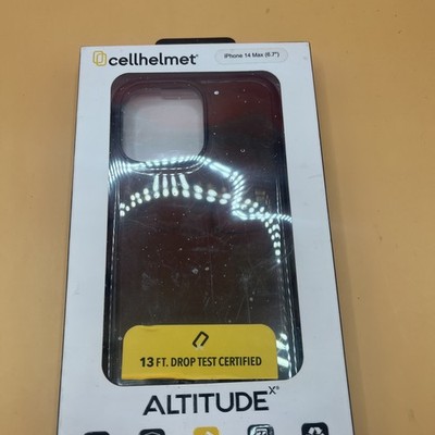 Cellhelmet Altitude X Case for Apple iPhone 14 Max 6.7'' Black Translucent