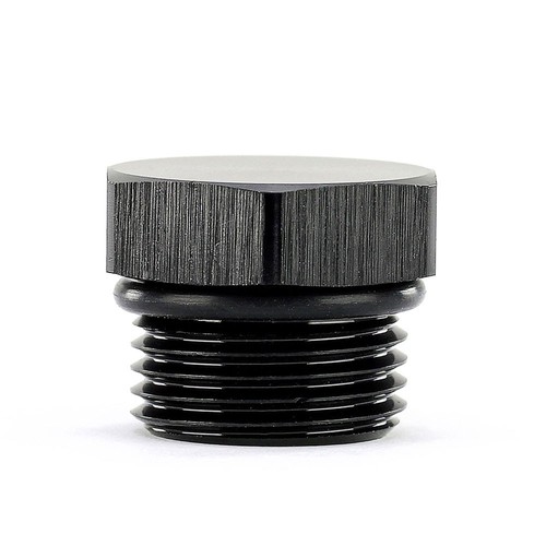 HPS AN ORB thread plug AN Fitting Straight, -4 [Seal: Port Thread w ...