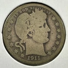 1911-D 25C Barber Quarter (87457)