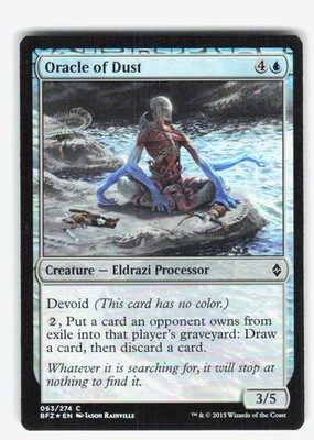Oracle of Dust C Battle for Zendikar 63 LP Foil
