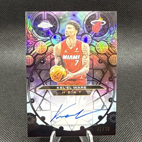 2025-26 Topps Chrome Chromographs Black Auto 10/10 Kel'el Ware #CH-KW