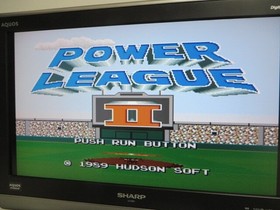 EC PC Engine POWER LEAGUE Ⅱ Basebal Basebitem Startconfirmed Japan HA