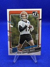 Charlie Jones Rated Rookie RC 2023 Donruss Football Card #317 Cincinnati Bengals