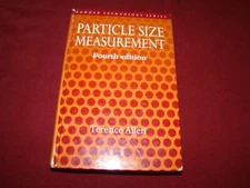 PARTICLE SIZE MEASUREMENT ALLEN 4TH EDITION 1990 HC