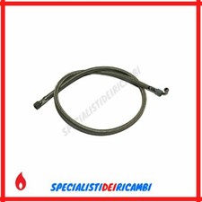 Tubo flessibile per bruciatore a gasolio 1/4 F 1/4 F curva 90° 1 metro MECTRON