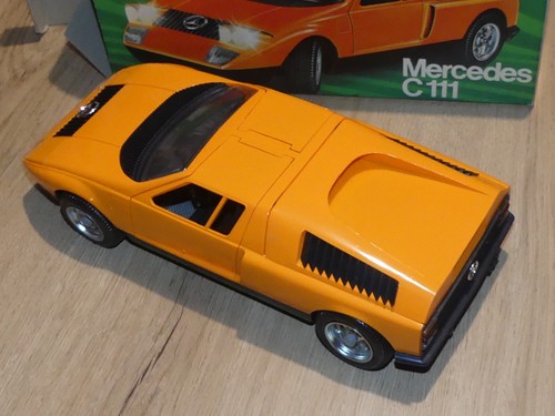Schuco Mercedes C111 Battery operated Toy 351 208 - Imagen 4 de 17