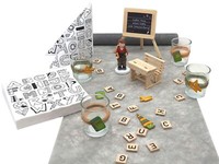 Einschulung Tischdeko Junge Schulanfang Schulbank Tafel Personalisierbar Set