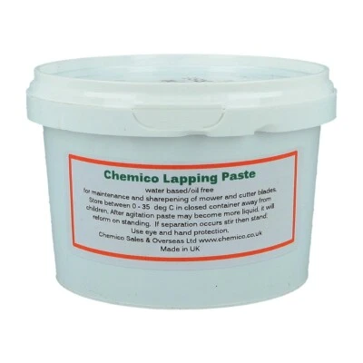 Back Lapping Paste 120 Grit Coarse - Chemico 500g Tub