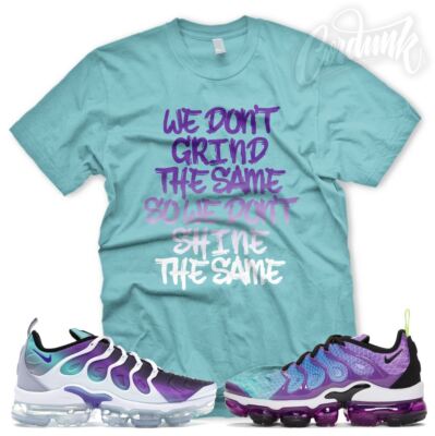 ''GRIND DIFFERENT'' T Shirt for N Air Max Hyper Violet Purple Grape Aqua Vapor