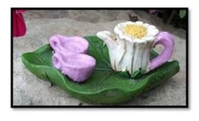 Daisy Tea Set WS 2082 Miniature Fairy Garden Dollhouse