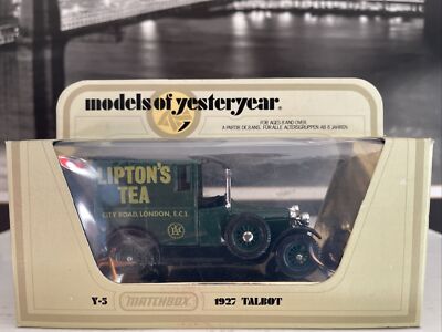 1978 Lesney Matchbox 1927 Talbot Models of Yesteryear Y-5 Lipton s Tea Truck NEW