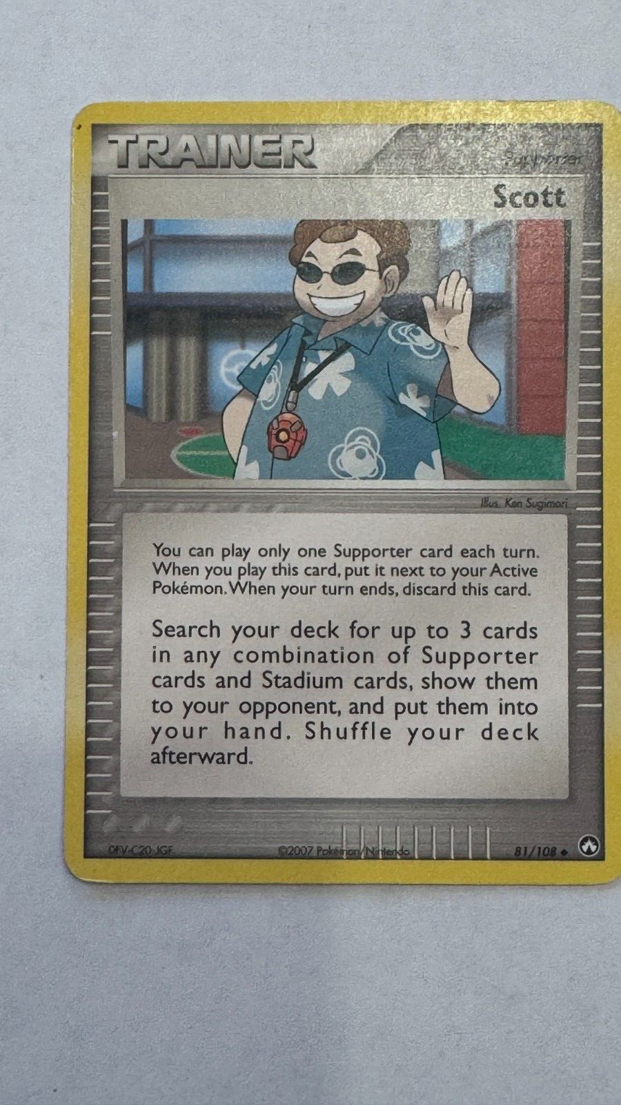 Trainer - Scott  - EX Power Keepers 81/108 - Pokémon TCG - 2007 - LP