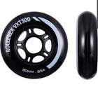 Rollerex VXT500 Inline Skate Wheels Black 2-pack w/o Bearings