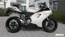 Ducati 848 1098 1198 Carbon Bauch Pfannen IN Twill Glänzend Gewebe Faser