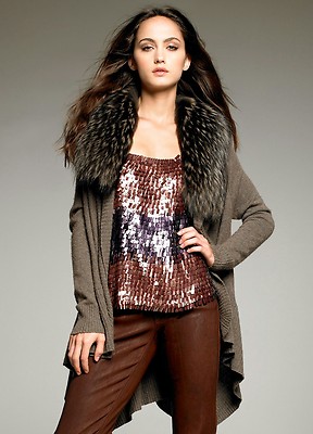 Sweater Coat Alice And Olivia Fur Coat Fawn Faux Fur Jacket In