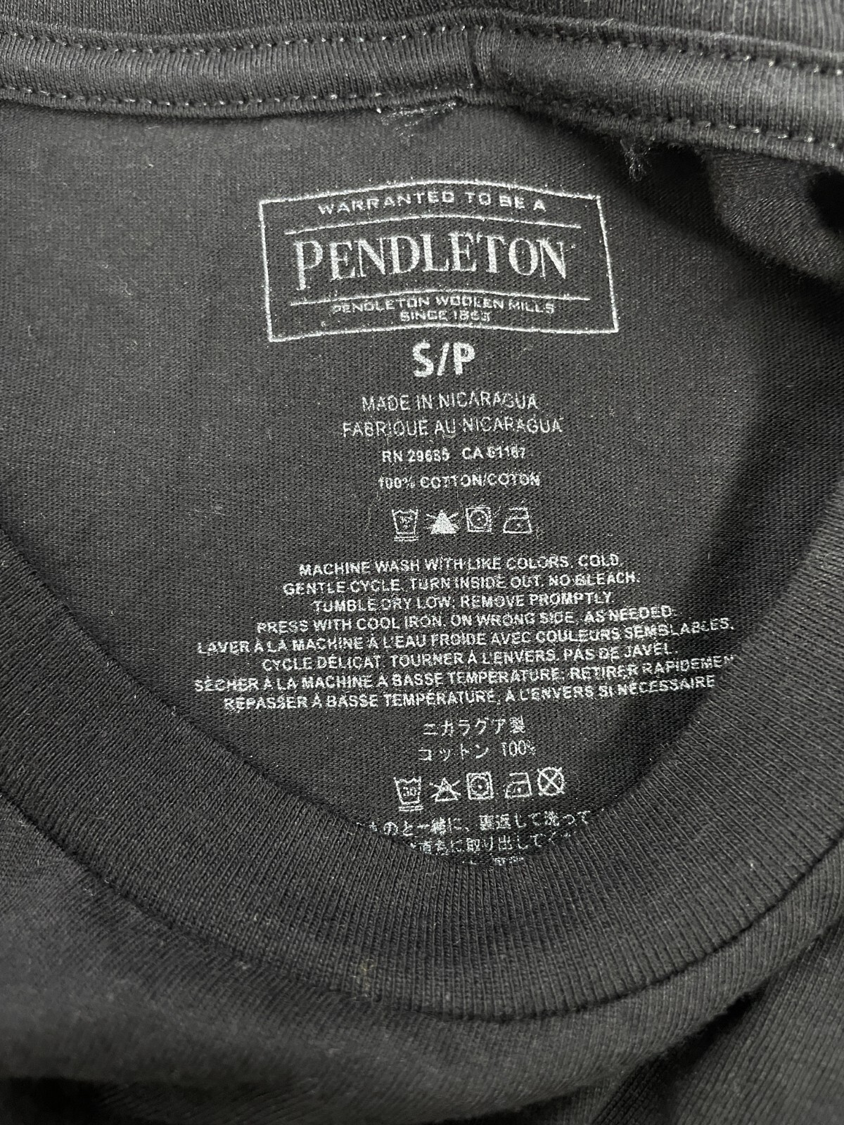 Pendleton Woolen Mills Heritage Lobo Diamond Logo… - image 9