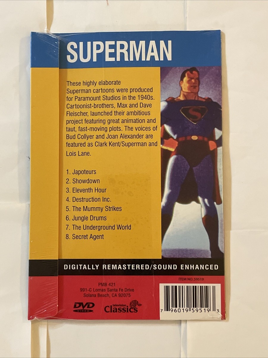 Superman Vol. 2 (DVD) 1941 Classic Animated Superman!!! 8
