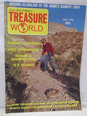 Treasure World Magazine May 1970 Hunting Lost Mines Gold Cache Buried
