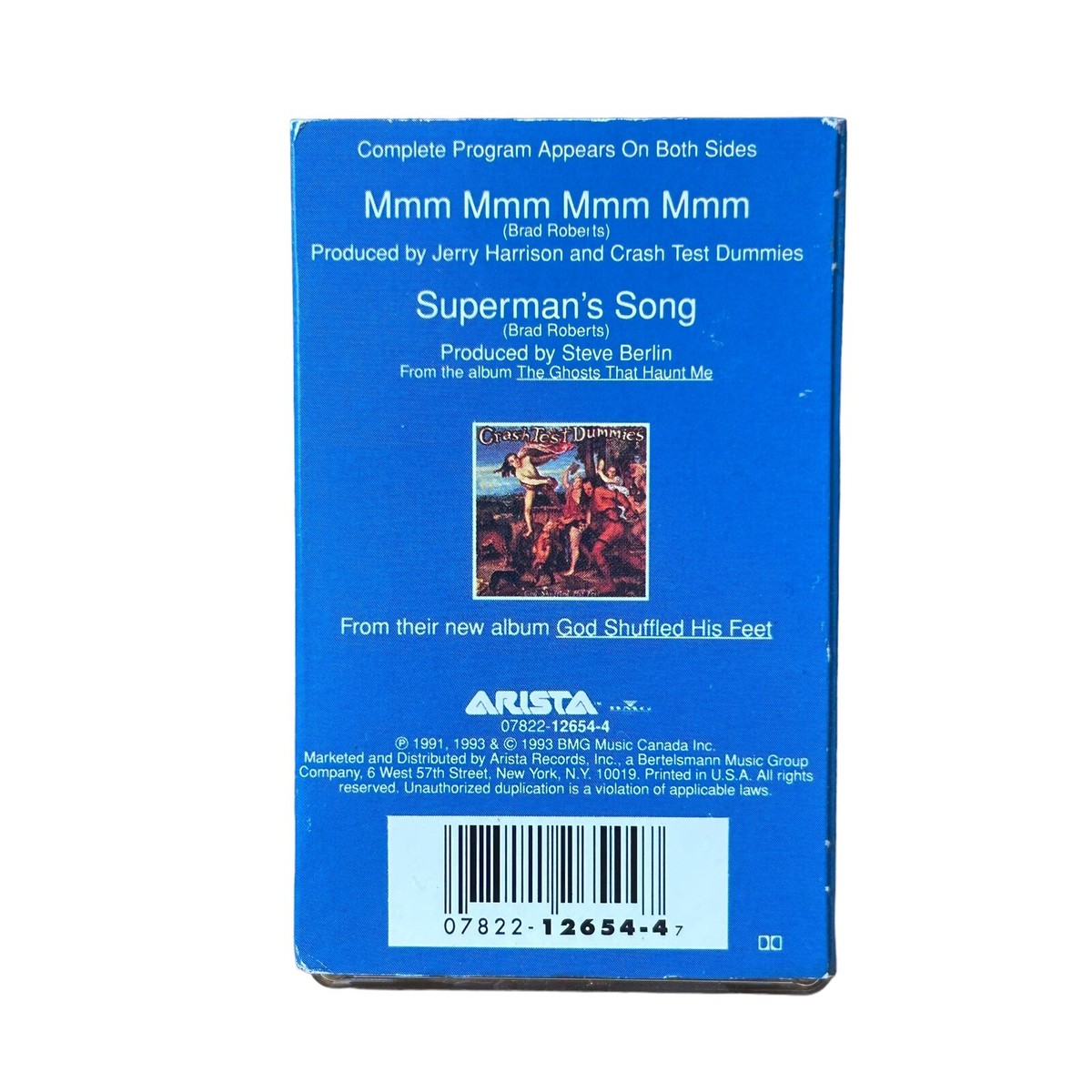 Crash Test Dummies - MMM MMM MMM MMM Cassette Single | eBay