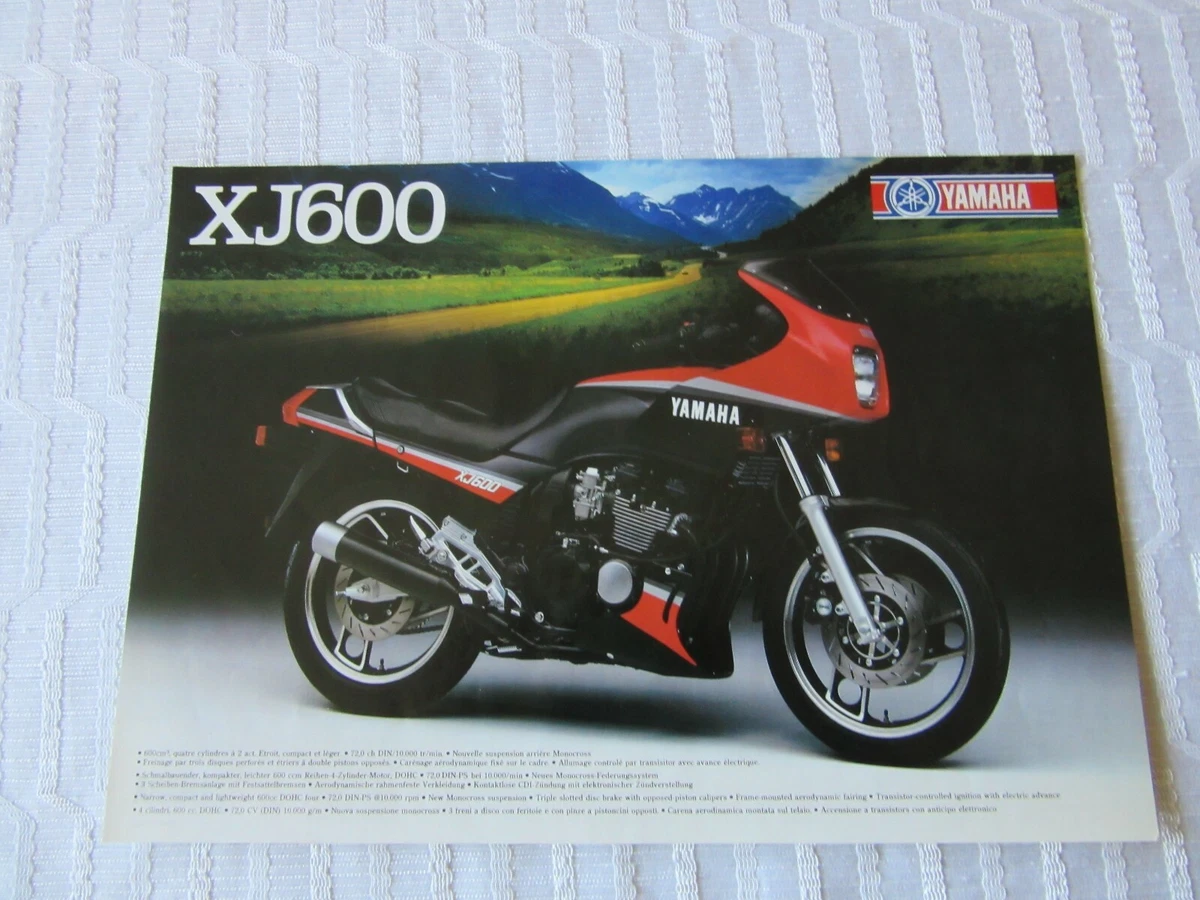 Yamaha XJ600 1984 Sell Brochure eBay