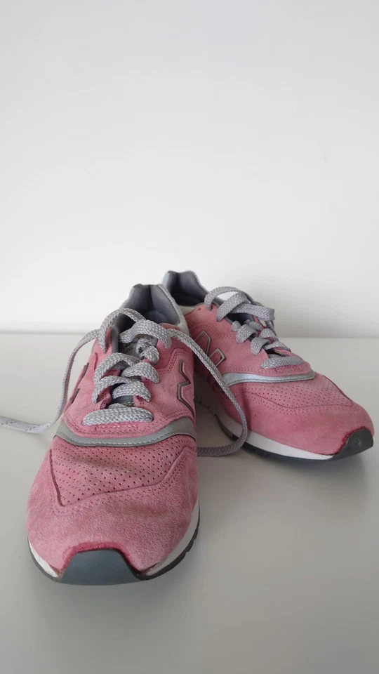 Zapatillas New Balance 997 Encap Rosa Gamuza con Acentos Grises Zapatos 10.5 - Hechas en EE. UU. Foto 3 de 4