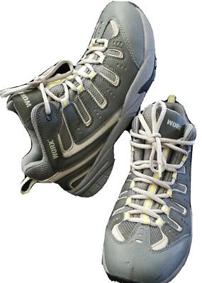 Worx By Red Wings Shoes Steel Toe Work Shoes Women's 9M STK# 5109 Gray Read  