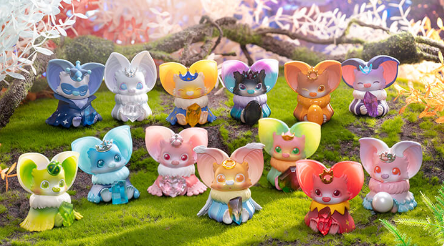 ヨキ　YOKI　宝石シリーズフルコンプ、専用ケース付き　yoki POPMART YOKI Gemstone Prince Series blind box Comfirmed Figures Toys Mini