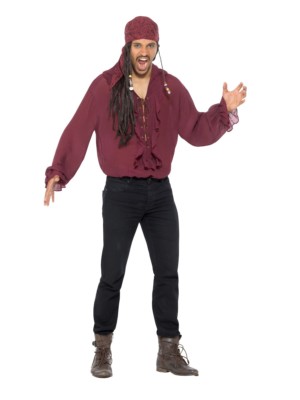 Swashbuckler Pirate Shirt Adult Costume Accessory