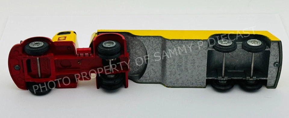 Tekno Дания 1:43 VOLVO бензовоз грузовик оболочка желтый красный очень изящный!!! - Изображение 4 из 4