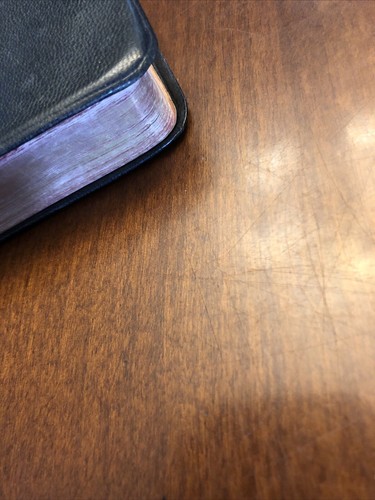 Heilige Bibel KJV Collins klare Typ Presse gedruckt in Großbritannien echtes Marokko - Bild 4 von 11
