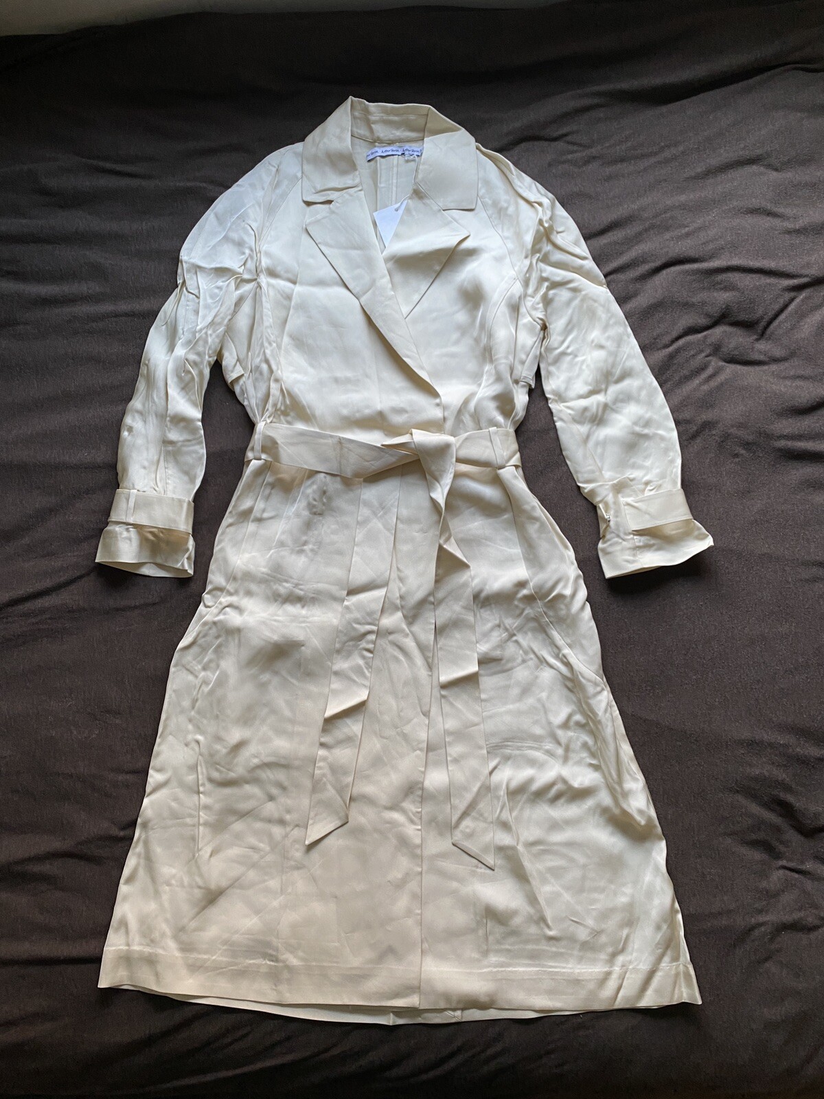 ALTRA & Other Stories trench coat avorio taglia EUR 36 nuovo