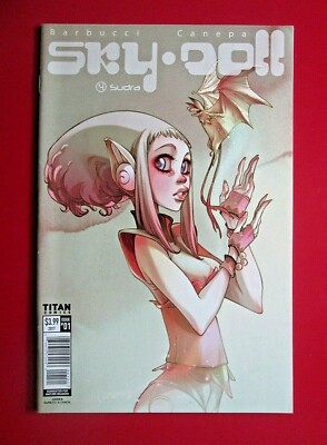 SKY DOLL SUDRA #1B (VFNM) BARBUCCI variant Titan 2017 SOLD-OUT Canepa